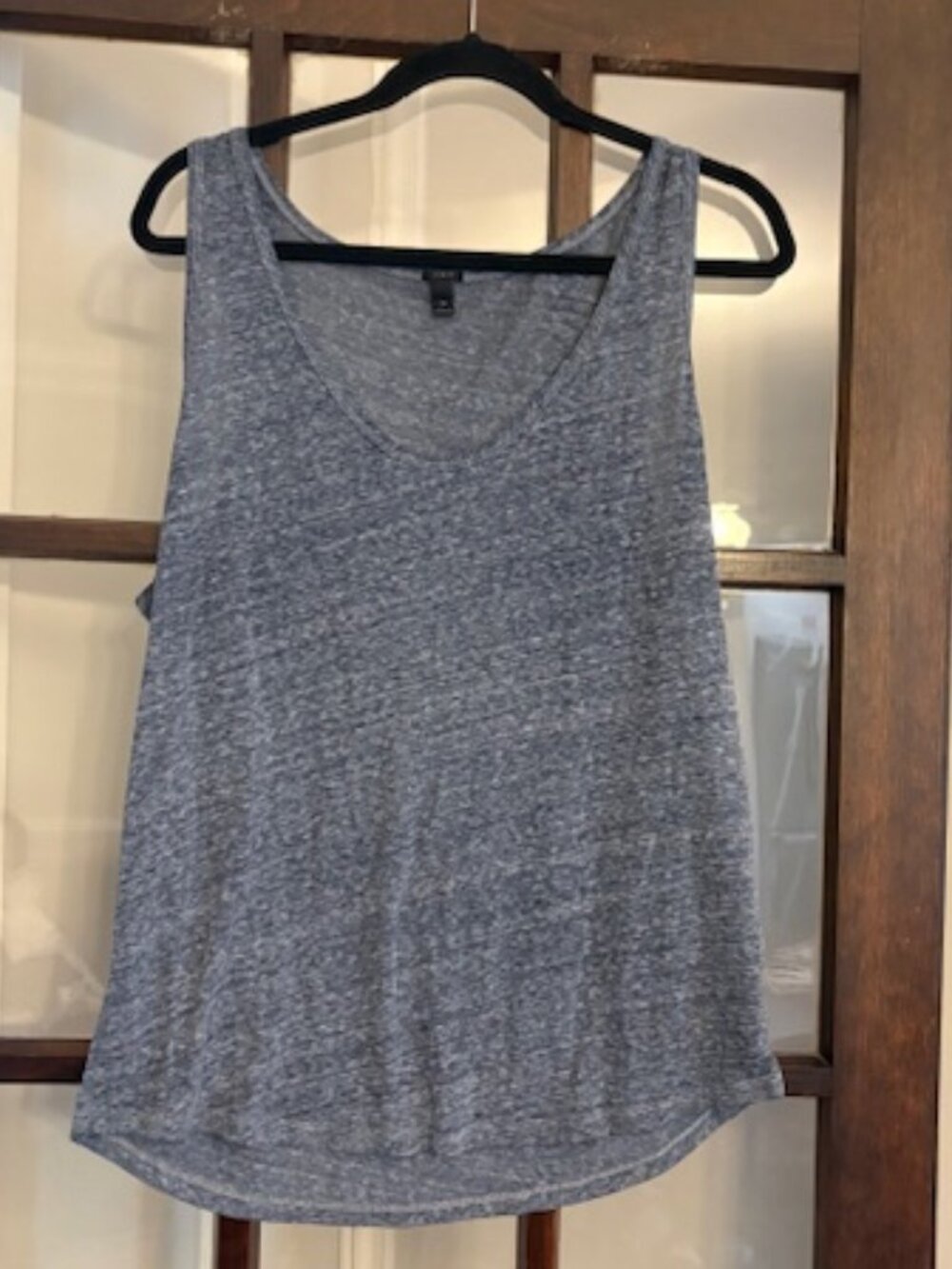 J.Crew Heathered Gray Tank Top, Size XL